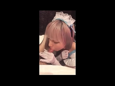 ❤️ Idol ya Kijapani [mayuka], vazi la msichana wa Kifaransa, sehemu ya 1, blowjob na kujipaka losheni ❤️  ❌❤